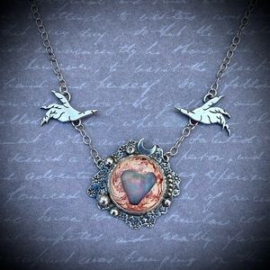Artisan handmade Cosmic divination necklace